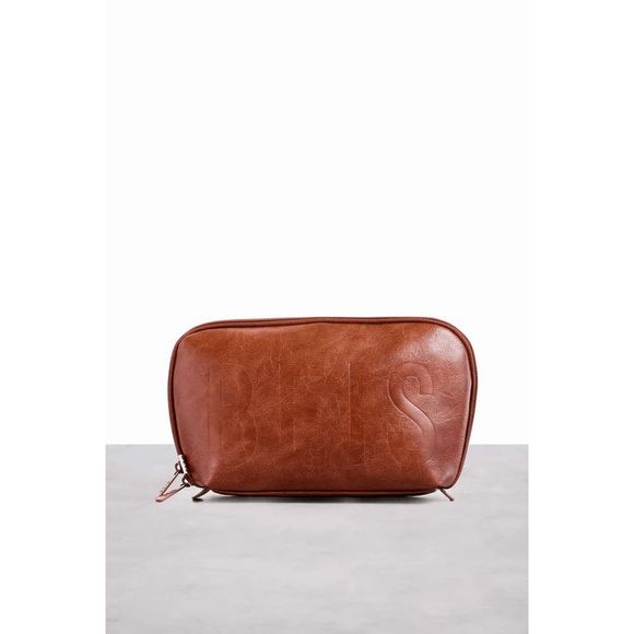 ONE DAY SALE!! NWT Beis Cosmetic Pouch Set in maple brown - Picture 2 of 7